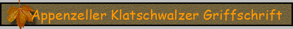 Appenzeller Klatschwalzer Griffschrift