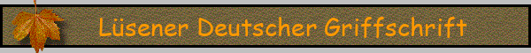 Lüsener Deutscher Griffschrift