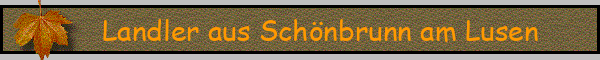 Landler aus Schönbrunn am Lusen