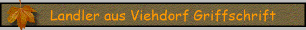 Landler aus Viehdorf Griffschrift