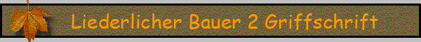 Liederlicher Bauer 2 Griffschrift