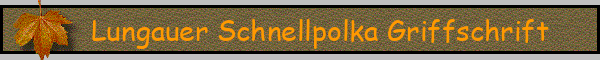 Lungauer Schnellpolka Griffschrift