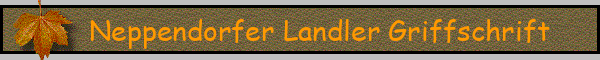 Neppendorfer Landler Griffschrift