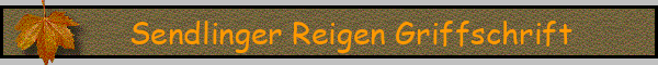 Sendlinger Reigen Griffschrift