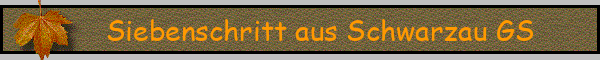 Siebenschritt aus Schwarzau GS