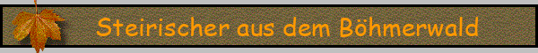 Steirischer aus dem Böhmerwald