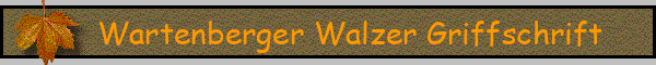 Wartenberger Walzer Griffschrift