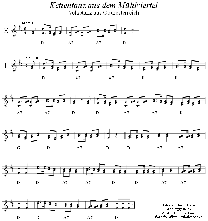 Kettentanz aus dem Mühlviertel